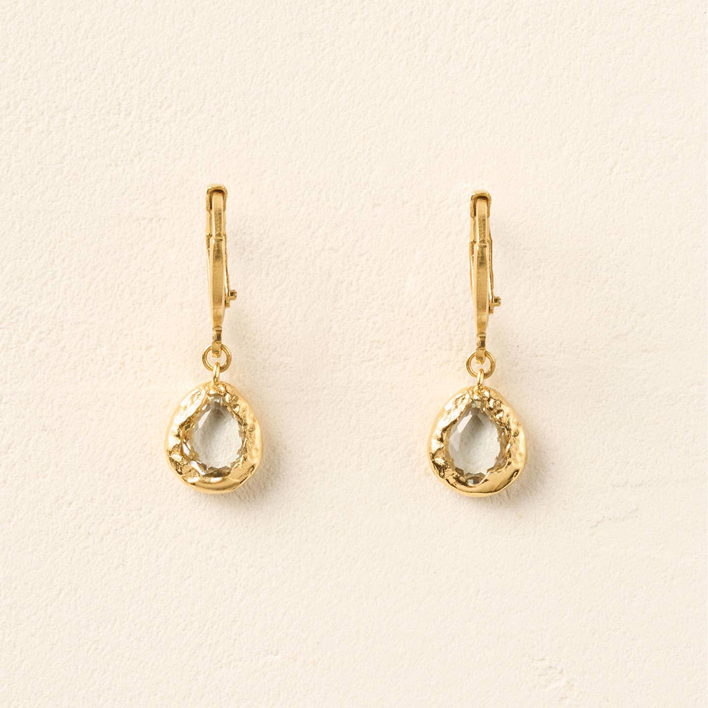 Champagne Vintage Earrings - Golden Hour
